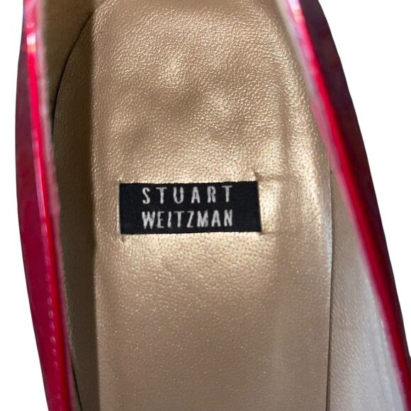 Stuart Weitzman Heels Candy Apple Pumps Vintage - Picture 9 of 9